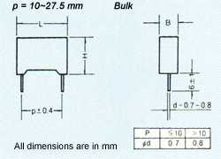 p=10~27.5mm