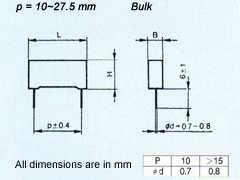 p=10~27.5mm